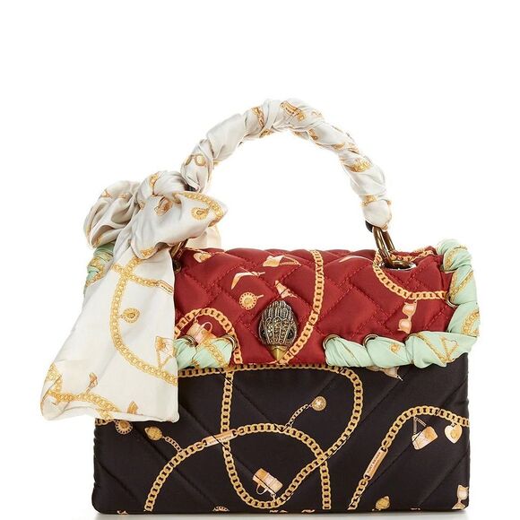 Kurt Geiger Handbags - KURT GEIGER LONDON Kensington Quilted Nylon Scarf Handle Shoulder Bag $245